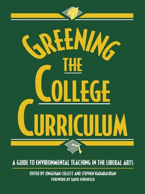 cover image of Greening the College Curriculum